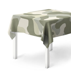Скатерть 3D с принтом camouflage 1 в Кировске, 100% полиэстер (ткань не мнется и не растягивается) | Размер: 150*150 см | армия россии | войска | камуфляж | орнамент | узор
