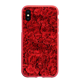 Чехол для iPhone XS Max матовый с принтом Roses в Кировске, Силикон | Область печати: задняя сторона чехла, без боковых панелей | Тематика изображения на принте: алые розы | весна | деревья | касные розы | красная роза | красный цветок | лепестки | лес | лето | листья | май | милион алых роз | на каждый день | осень | поле | роза | розы | солнце | тропики | флора