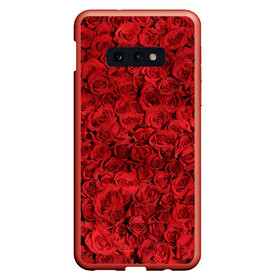 Чехол для Samsung S10E с принтом Roses в Кировске, Силикон | Область печати: задняя сторона чехла, без боковых панелей | алые розы | весна | деревья | касные розы | красная роза | красный цветок | лепестки | лес | лето | листья | май | милион алых роз | на каждый день | осень | поле | роза | розы | солнце | тропики | флора