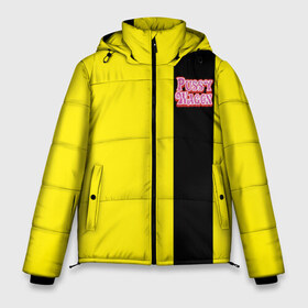 Мужская зимняя куртка 3D с принтом Kill Bill - Pussy Wagon в Кировске, верх — 100% полиэстер; подкладка — 100% полиэстер; утеплитель — 100% полиэстер | длина ниже бедра, свободный силуэт Оверсайз. Есть воротник-стойка, отстегивающийся капюшон и ветрозащитная планка. 

Боковые карманы с листочкой на кнопках и внутренний карман на молнии. | kill bill | pickup | pussy | pussy wagon | tarantino | wagon | квентин тарантино | пикап | пусси вагон | тарантино