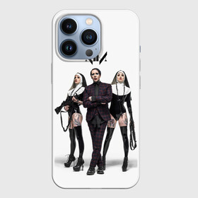 Чехол для iPhone 13 Pro с принтом Marilyn Manson в Кировске,  |  | art | logo | manson | marilyn | rock | usa | великий | лого | логотип | мэнсон | мэрилин | рок | ужасный