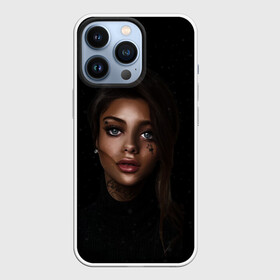 Чехол для iPhone 13 Pro с принтом Girl DARK в Кировске,  |  | dark | girl | девушка | звезда | инсомния | тату | татуировка