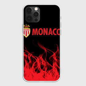 Чехол для iPhone 12 Pro Max с принтом MONACO в Кировске, Силикон |  | fc | football | football club | france | monaco | sport | нико ковач | спорт | уефа | униформа | фк | фк монако | франция | французская лига 1 | французский футбольный клуб | футбол | фут