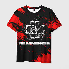 Мужская футболка 3D с принтом Rammstein. в Кировске, 100% полиэфир | прямой крой, круглый вырез горловины, длина до линии бедер | music | rammstein | rock | индастриал метал | метал группа | музыка | музыкальная группа | немецкая метал группа | рамштайн | рок | хард рок