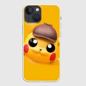 Чехол для iPhone 13 mini с принтом Pikachu Pika Pika в Кировске,  |  | pika | pikachu | аниме | детская | детям | игры | молния | мышка | мышь | пика | пикачу | покемон | покемоны