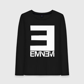 Женский лонгслив хлопок с принтом EMINEM в Кировске, 100% хлопок |  | eminem | rap | актёр | американский рэпер | композитор | маршалл | продюсер | рэп | рэпер | эминем