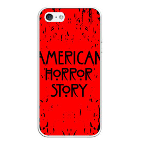 Чехол для iPhone 5/5S матовый с принтом American Horror Story в Кировске, Силикон | Область печати: задняя сторона чехла, без боковых панелей | 