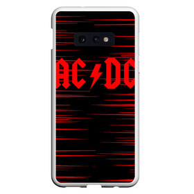 Чехол для Samsung S10E с принтом AC DC в Кировске, Силикон | Область печати: задняя сторона чехла, без боковых панелей | ac dc | music | rock | австралийская рок группа | ас дс | асдс | блюз рок | музыка | переменный ток постоянный ток | рок | рок н ролл | хард рок | эй си ди си