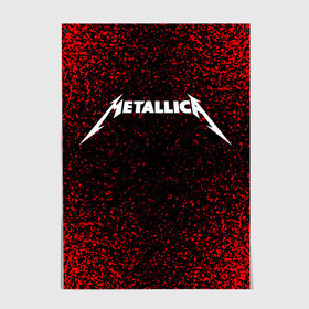 Постер с принтом Metallica. в Кировске, 100% бумага
 | бумага, плотность 150 мг. Матовая, но за счет высокого коэффициента гладкости имеет небольшой блеск и дает на свету блики, но в отличии от глянцевой бумаги не покрыта лаком | metallica | music | rock | американская рок группа | метал группа | металлика | музыка | рок | рок группа | трэш метал | хеви метал