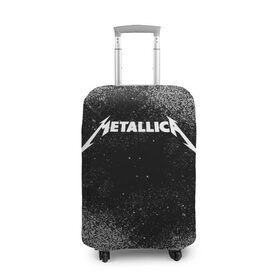 Чехол для чемодана 3D с принтом Metallica. в Кировске, 86% полиэфир, 14% спандекс | двустороннее нанесение принта, прорези для ручек и колес | metallica | music | rock | американская рок группа | метал группа | металлика | музыка | рок | рок группа | трэш метал | хеви метал