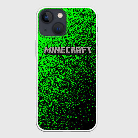 Чехол для iPhone 13 mini с принтом MINECRAFT в Кировске,  |  | creeper | game | minecraft | блоки | игра | квадраты | компьютерная | крипер | криппер | майнкрафт | огонь