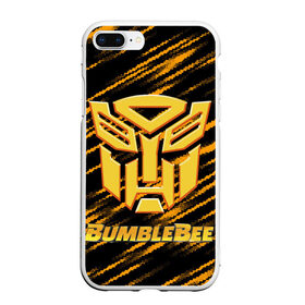 Чехол для iPhone 7Plus/8 Plus матовый с принтом Bumblebee. в Кировске, Силикон | Область печати: задняя сторона чехла, без боковых панелей | автобот разведчик | автоботы | бамблби | боевик | кино | кино трансформеры | персонаж вселенной трансформеров | приключения | трансформеры | фантастика | фильмы