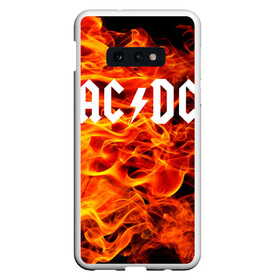 Чехол для Samsung S10E с принтом AC DC в Кировске, Силикон | Область печати: задняя сторона чехла, без боковых панелей | ac dc | music | rock | австралийская рок группа | ас дс | асдс | блюз рок | музыка | переменный ток постоянный ток | рок | рок н ролл | хард рок | эй си ди си