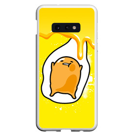 Чехол для Samsung S10E с принтом Gudetama в Кировске, Силикон | Область печати: задняя сторона чехла, без боковых панелей | gudetama | анимешное яйцо | гудетама | желток | стекающее яйцо | яичница