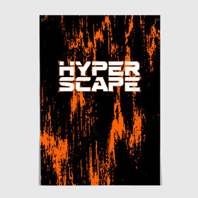 Постер с принтом Hyper Scape. в Кировске, 100% бумага
 | бумага, плотность 150 мг. Матовая, но за счет высокого коэффициента гладкости имеет небольшой блеск и дает на свету блики, но в отличии от глянцевой бумаги не покрыта лаком | Тематика изображения на принте: esport | games | hyper scape | twitch | игроки | игролюбители | игроманы | игры | киберспорт | королевская битва | корона | твич | хупер скайп | хупер скайпе