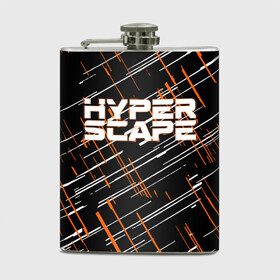 Фляга с принтом Hyper Scape. в Кировске, металлический корпус | емкость 0,22 л, размер 125 х 94 мм. Виниловая наклейка запечатывается полностью | Тематика изображения на принте: esport | games | hyper scape | twitch | игроки | игролюбители | игроманы | игры | киберспорт | королевская битва | корона | твич | хупер скайп | хупер скайпе