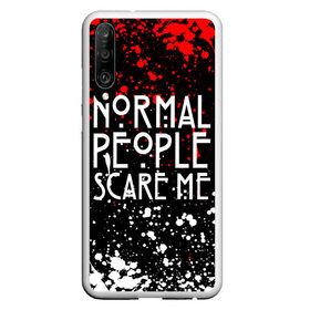 Чехол для Honor P30 с принтом Normal People Scare Me. в Кировске, Силикон | Область печати: задняя сторона чехла, без боковых панелей | Тематика изображения на принте: american horror story | games | normal people scare me | аутизм | документальный фильм об аутизме | игры | кино | люди | нормал пипл скар ми | очень странные дела | фильмы