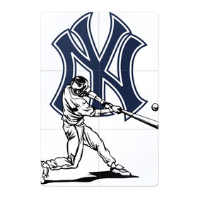 Магнитный плакат 2Х3 с принтом New York Yankees в Кировске, Полимерный материал с магнитным слоем | 6 деталей размером 9*9 см | ball | baseball | gamer | hit | new york | sport | usa | yankees | баттер | бейсбол | игрок | мяч | нью йорк | спорт | сша | удар