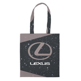 Шоппер 3D с принтом LEXUS / ЛЕКСУС в Кировске, 100% полиэстер | Плотность: 200 г/м2; Размер: 34×35 см; Высота лямок: 30 см | auto | lexus | logo | moto | symbol | авто | автомобиль | гонки | лексус | лого | логотип | логотипы | марка | машина | мото | символ | символы