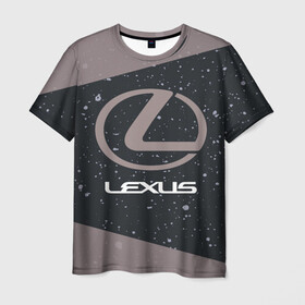 Мужская футболка 3D с принтом LEXUS / ЛЕКСУС в Кировске, 100% полиэфир | прямой крой, круглый вырез горловины, длина до линии бедер | Тематика изображения на принте: auto | lexus | logo | moto | symbol | авто | автомобиль | гонки | лексус | лого | логотип | логотипы | марка | машина | мото | символ | символы