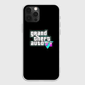 Чехол для iPhone 12 Pro Max с принтом GTA 6 в Кировске, Силикон |  | vice city | гта 6. gta 6 | логотип | неон