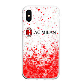 Чехол для iPhone XS Max матовый с принтом AC MILAN / МИЛАН в Кировске, Силикон | Область печати: задняя сторона чехла, без боковых панелей | ac | ac milan | acm | football | logo | milan | sport | клуб | лого | логотип | логотипы | милан | символ | символы | спорт | форма | футбол | футбольная | футбольный