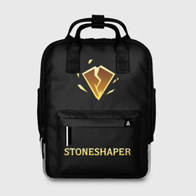 Женский рюкзак 3D с принтом STONESHAPER SPELLBREAK в Кировске, 100% полиэстер | лямки с регулируемой длиной, сверху ручки, чтобы рюкзак нести как сумку. Основное отделение закрывается на молнию, как и внешний карман. Внутри два дополнительных кармана, один из которых закрывается на молнию. По бокам два дополнительных кармашка, куда поместится маленькая бутылочка
 | Тематика изображения на принте: 