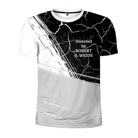 Мужская футболка 3D спортивная с принтом Directed by ROBERT B. WEIDE в Кировске, 100% полиэстер с улучшенными характеристиками | приталенный силуэт, круглая горловина, широкие плечи, сужается к линии бедра | 