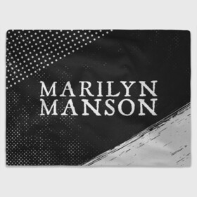 Плед 3D с принтом MARILYN MANSON / М. МЭНСОН в Кировске, 100% полиэстер | закругленные углы, все края обработаны. Ткань не мнется и не растягивается | logo | manson | marilyn | music | rock | группа | лого | логотип | логотипы | менсон | мерилин | мерлин | музыка | мэнсон | мэрилин | рок | символ