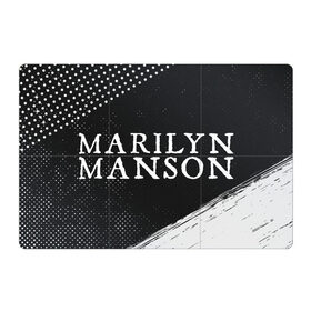 Магнитный плакат 3Х2 с принтом MARILYN MANSON / М. МЭНСОН в Кировске, Полимерный материал с магнитным слоем | 6 деталей размером 9*9 см | logo | manson | marilyn | music | rock | группа | лого | логотип | логотипы | менсон | мерилин | мерлин | музыка | мэнсон | мэрилин | рок | символ