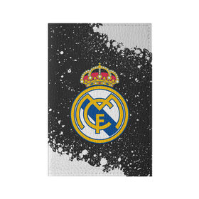 Обложка для паспорта матовая кожа с принтом REAL MADRID / РЕАЛ МАДРИД в Кировске, натуральная матовая кожа | размер 19,3 х 13,7 см; прозрачные пластиковые крепления | Тематика изображения на принте: football | logo | madrid | real | realmadrid | sport | клуб | лого | логотип | логотипы | мадрид | реал | реалмадрид | символ | символы | спорт | форма | футбол | футбольная