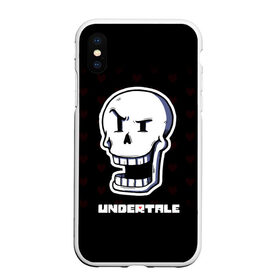 Чехол для iPhone XS Max матовый с принтом UNDERTALE в Кировске, Силикон | Область печати: задняя сторона чехла, без боковых панелей | Тематика изображения на принте: sans | undertale | андертале | андертейл | игра | подземная история | подземная сказка | санс | ундертале