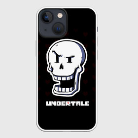 Чехол для iPhone 13 mini с принтом UNDERTALE в Кировске,  |  | sans | undertale | андертале | андертейл | игра | подземная история | подземная сказка | санс | ундертале