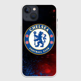 Чехол для iPhone 13 с принтом CHELSEA F.C.   ЧЕЛСИ в Кировске,  |  | chelsea | club | footbal | logo | знак | клуб | логотип | логотипы | символ | символы | форма | футбол | футбольная | футбольный | челси