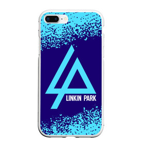 Чехол для iPhone 7Plus/8 Plus матовый с принтом LINKIN PARK ЛИНКИН ПАРК в Кировске, Силикон | Область печати: задняя сторона чехла, без боковых панелей | linkin | linkinpark | logo | lp | music | park | rock | линкин | линкинпарк | лого | логотип | логотипы | лп | музыка | парк | рок | символ