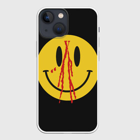 Чехол для iPhone 13 mini с принтом Pop Up Smiley в Кировске,  |  | Тематика изображения на принте: plohoyparen | smile | v.vlone | vlone pop up smiley | влоне | смайл | смайлик | эмоджи