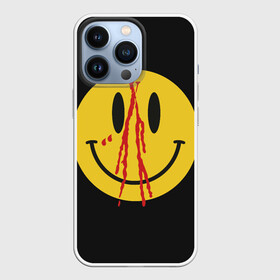 Чехол для iPhone 13 Pro с принтом Pop Up Smiley в Кировске,  |  | Тематика изображения на принте: plohoyparen | smile | v.vlone | vlone pop up smiley | влоне | смайл | смайлик | эмоджи
