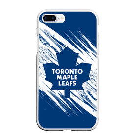Чехол для iPhone 7Plus/8 Plus матовый с принтом Toronto Maple Leafs, в Кировске, Силикон | Область печати: задняя сторона чехла, без боковых панелей | hockey | maple leafs | nhl | toronto | toronto maple leafs | usa | мейпл лифс | нхл | спорт | сша | торонто | торонто мейпл лифс | хоккей | шайба