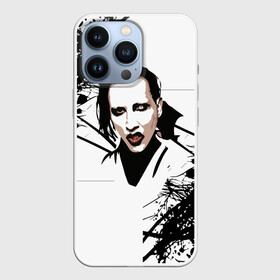 Чехол для iPhone 13 Pro с принтом Marilyn Manson в Кировске,  |  | marilyn manson | nothing records | известность | музыка | рок группа