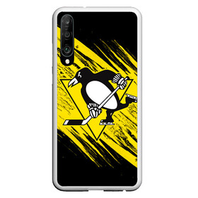 Чехол для Honor P30 с принтом Pittsburgh Penguins Sport в Кировске, Силикон | Область печати: задняя сторона чехла, без боковых панелей | Тематика изображения на принте: hockey | nhl | penguins | pittsburg | pittsburgh | pittsburgh penguins | usa | нхл | пингвинз | питтсбург | питтсбург пингвинз | спорт | сша | хоккей | шайба