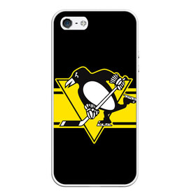 Чехол для iPhone 5/5S матовый с принтом Pittsburgh Penguins Cl в Кировске, Силикон | Область печати: задняя сторона чехла, без боковых панелей | Тематика изображения на принте: hockey | nhl | penguins | pittsburg | pittsburgh | pittsburgh penguins | usa | нхл | пингвинз | питтсбург | питтсбург пингвинз | спорт | сша | хоккей | шайба