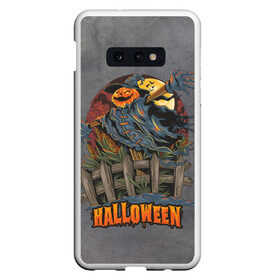 Чехол для Samsung S10E с принтом Hall-Ween в Кировске, Силикон | Область печати: задняя сторона чехла, без боковых панелей | art | арт | графика | ужасы | хэллоуин