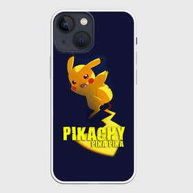 Чехол для iPhone 13 mini с принтом Pikachu Pika Pika в Кировске,  |  | pika | pikachu | аниме | детская | детям | игры | молния | мышка | мышь | пика | пикачу | покемон | покемоны