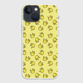 Чехол для iPhone 13 mini с принтом Стикеры пикачу в Кировске,  |  | pokemon | pokemon go | арт | жёлтый мышонок мышь | пикачу | покемон | покемоны | рисунок