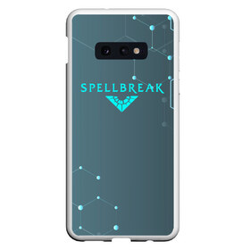 Чехол для Samsung S10E с принтом Spellbreak Hex в Кировске, Силикон | Область печати: задняя сторона чехла, без боковых панелей | Тематика изображения на принте: battle royal | fantasy | game | game spellbreak | hex | logo spellbreak | rpg | spellbreak | боевая магия | боевой маг | игра | игра spellbreak | королевская битва | логотип | логотип spellbreak | магические перчатки | персонажи spellbreak | р