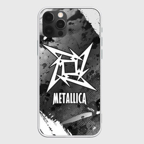 Чехол для iPhone 12 Pro Max с принтом METALLICA МЕТАЛЛИКА в Кировске, Силикон |  | Тематика изображения на принте: 