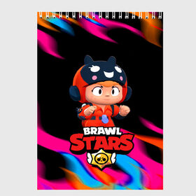 Скетчбук с принтом brawl stars беа в Кировске, 100% бумага
 | 48 листов, плотность листов — 100 г/м2, плотность картонной обложки — 250 г/м2. Листы скреплены сверху удобной пружинной спиралью | 8 bit | bibi | brawl stars | colt | crow | el brown | leon | leon shark | max | mecha | mecha crow | mr.p | sally leon | shark | virus 8 bit | берли | биби | бравл старс | ворон | кольт | леон | макс | шелли