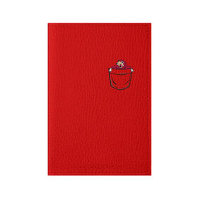 Обложка для паспорта матовая кожа с принтом УГАНДА НАКЛЗ в Кировске, натуральная матовая кожа | размер 19,3 х 13,7 см; прозрачные пластиковые крепления | knuckles | meme | кнаклз | мемы | наклз | соник