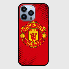 Чехол для iPhone 13 Pro с принтом MANCHESTER UNITED в Кировске,  |  | club | footbal | logo | manchester | united | знак | клуб | лого | логотип | логотипы | манчестер | символ | символы | форма | футбол | футбольная | футбольный | юнайтед