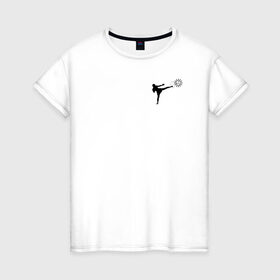 Женская футболка хлопок с принтом covid-19 в Кировске, 100% хлопок | прямой крой, круглый вырез горловины, длина до линии бедер, слегка спущенное плечо | 